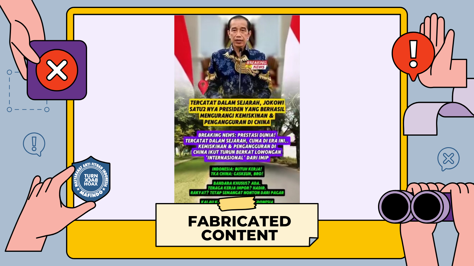 [SATIR] Jokowi Berhasil Kurangi Kemiskinan dan Pengangguran di China Melalui Program IMIP