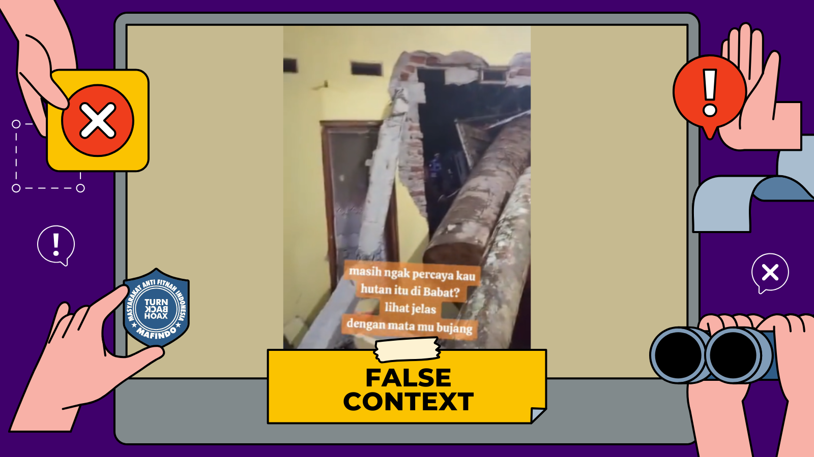 [SALAH] Akibat Banjir di Sumatera, Kayu Masuk ke Rumah Warga