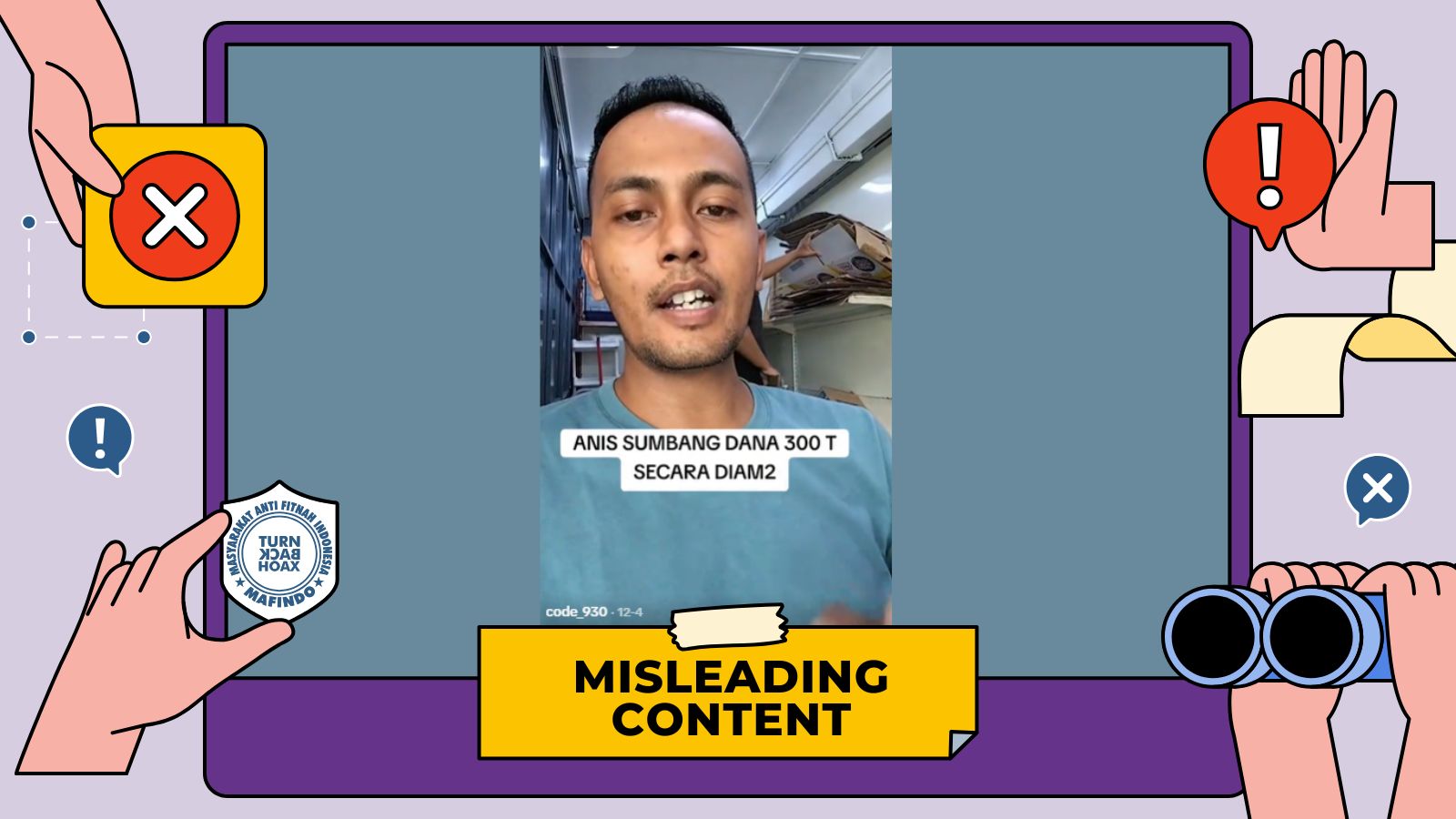 [SALAH] Anies Baswedan Sumbang Dana 300 T untuk Bencana Sumatera