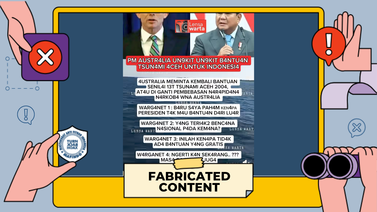 [SALAH] Australia Minta Kembali Bantuan saat Tsunami Aceh 2004