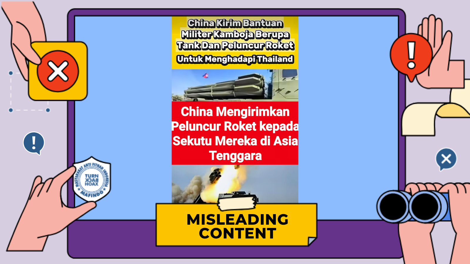 [SALAH] China Kirim Bantuan Tank dan Peluncur Roket untuk Militer Kamboja