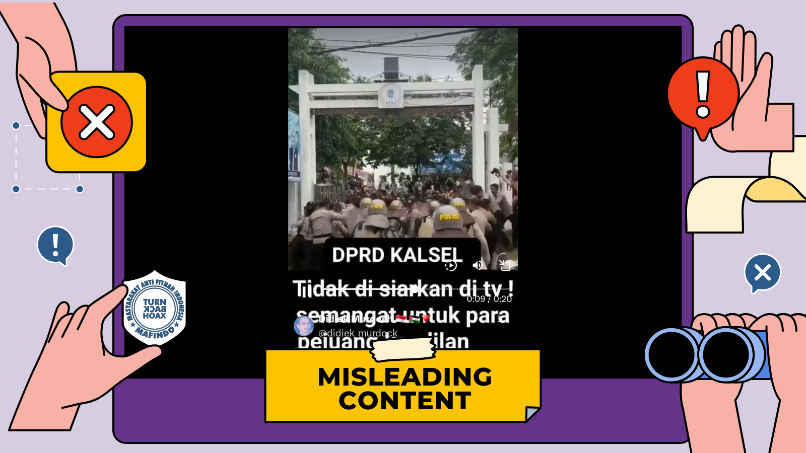 [SALAH] Demo di DPRD Kalimantan Selatan 12 Januari 2026