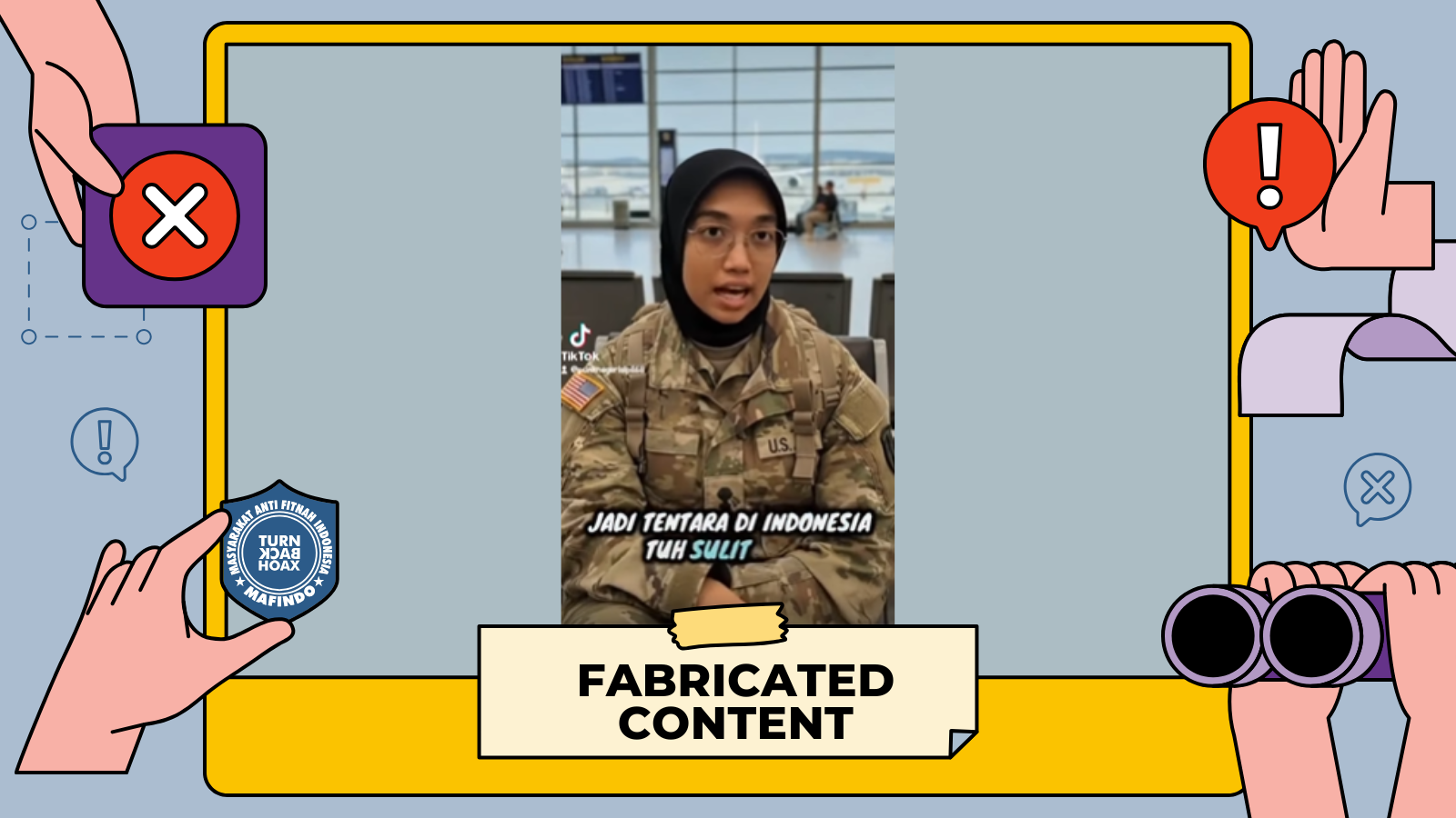 [SALAH] Kezia Syifa Gabung ke Militer AS karena Dipersulit di Indonesia