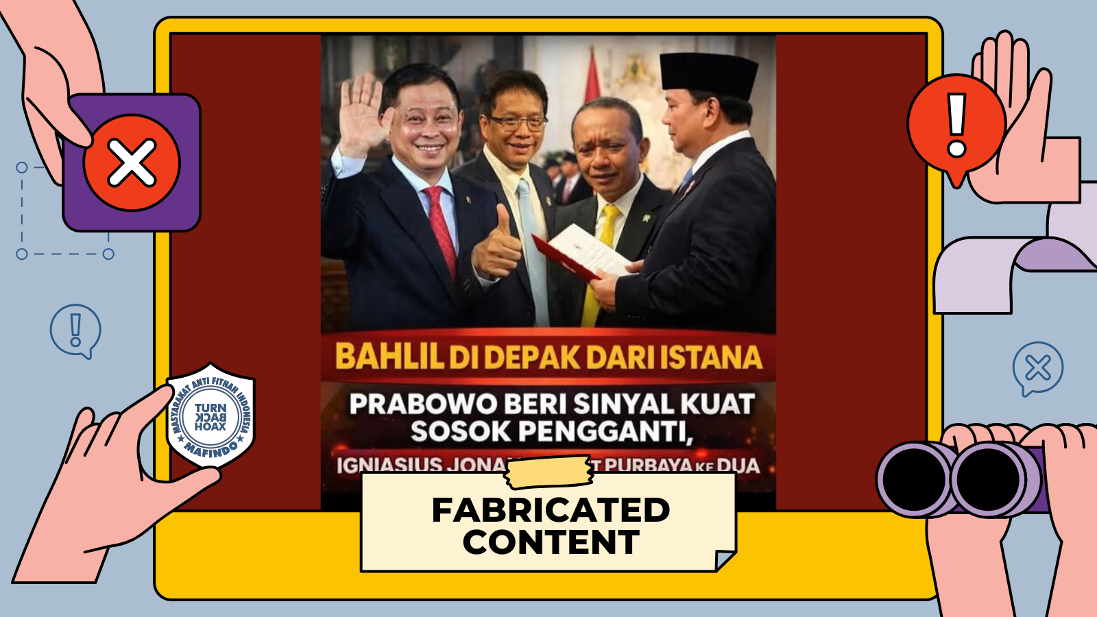 [SALAH] Prabowo Copot Bahlil dari Jabatan Menteri ESDM