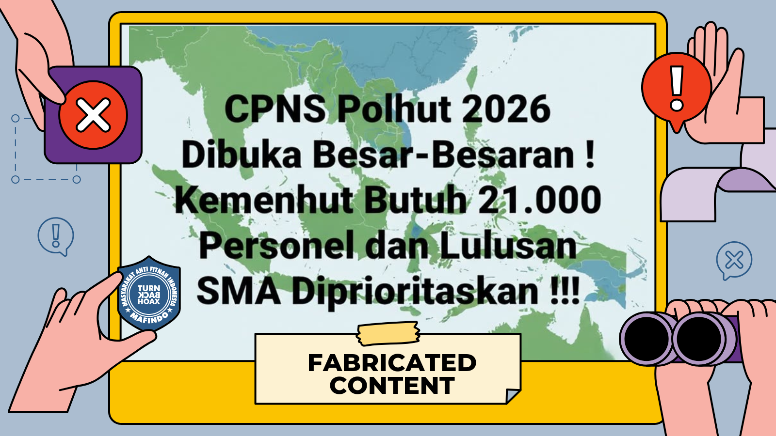 [SALAH] Kemenhut Resmi Buka CPNS Polisi Kehutanan 2026