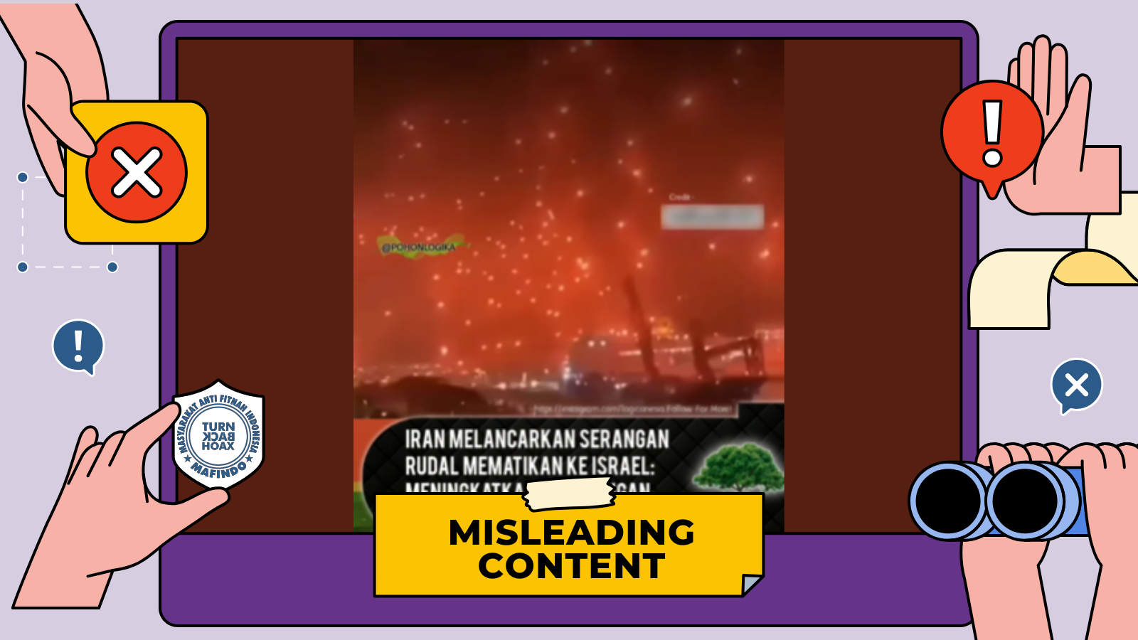 [SALAH] Video "Iran Serang Israel Pakai Rudal"