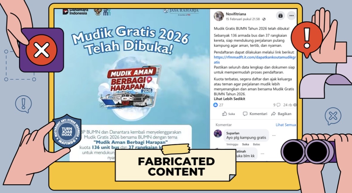 [PENIPUAN] Tautan Pendaftaran Program Mudik Gratis 2026