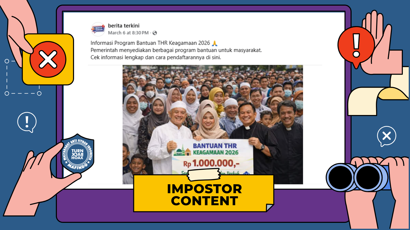 [PENIPUAN] Tautan Pendaftaran THR Keagamaan