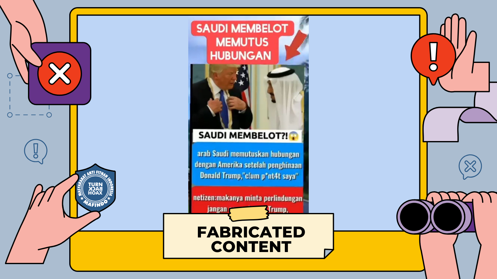 [SALAH] Arab Saudi Putuskan Hubungan dengan AS