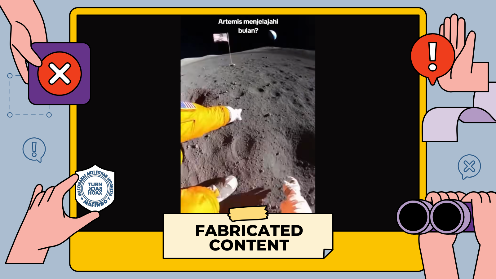 [SALAH] Video “Astronot Artemis di Permukaan Bulan”