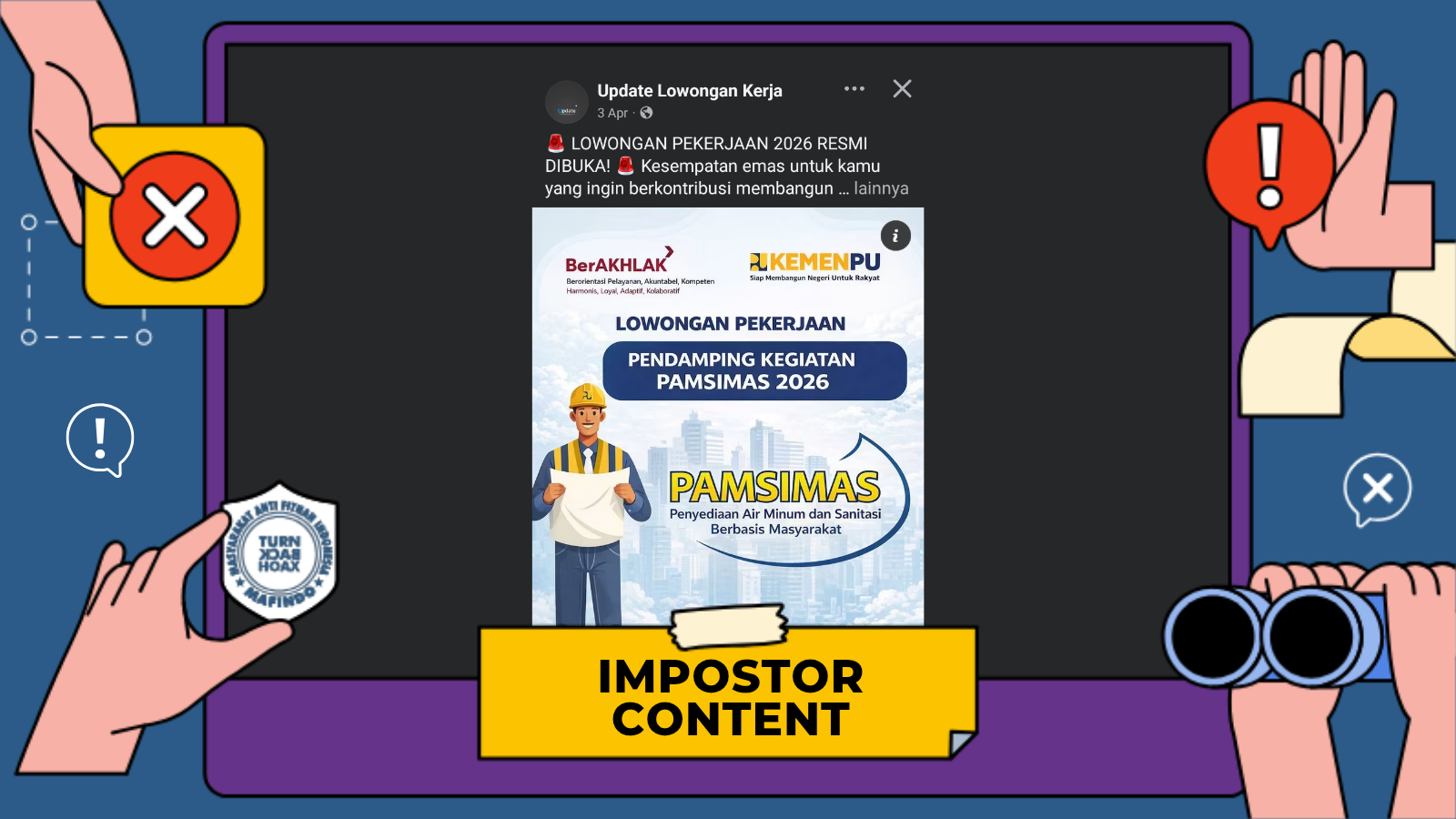 [PENIPUAN] Tautan Pendaftaran Pendamping Program Pamsimas