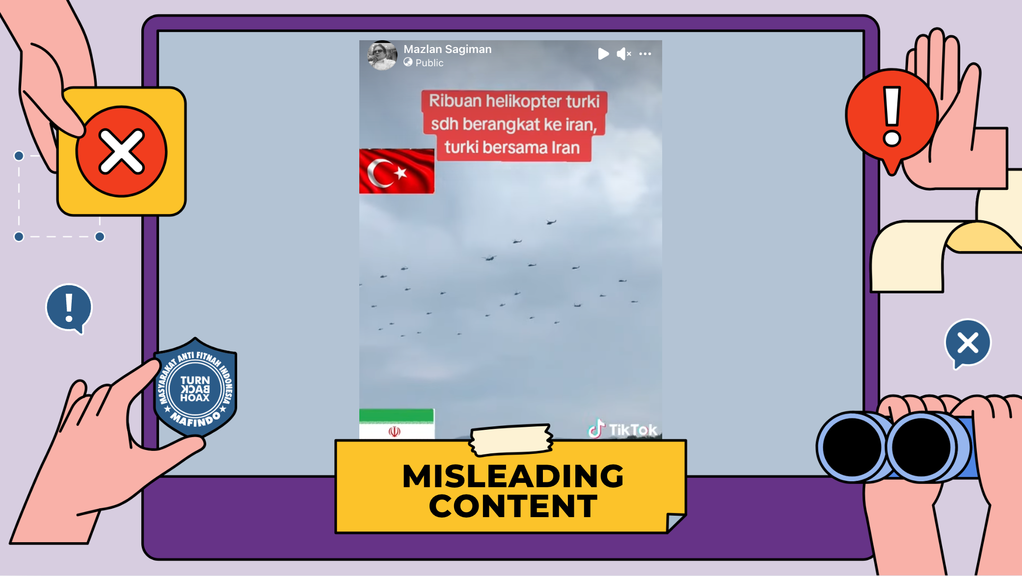 [SALAH] Ribuan Helikopter Turki Diterbangkan Membantu Ira