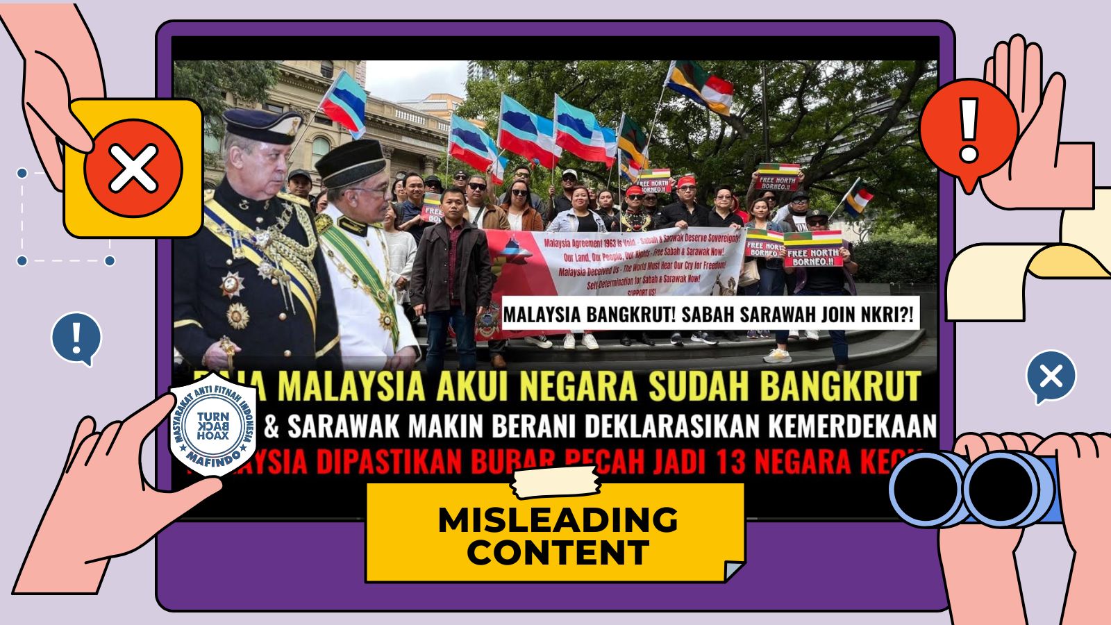[SALAH] Malaysia Resmi Bubar Usai Raja Malaysia Akui Negaranya Bangkrut