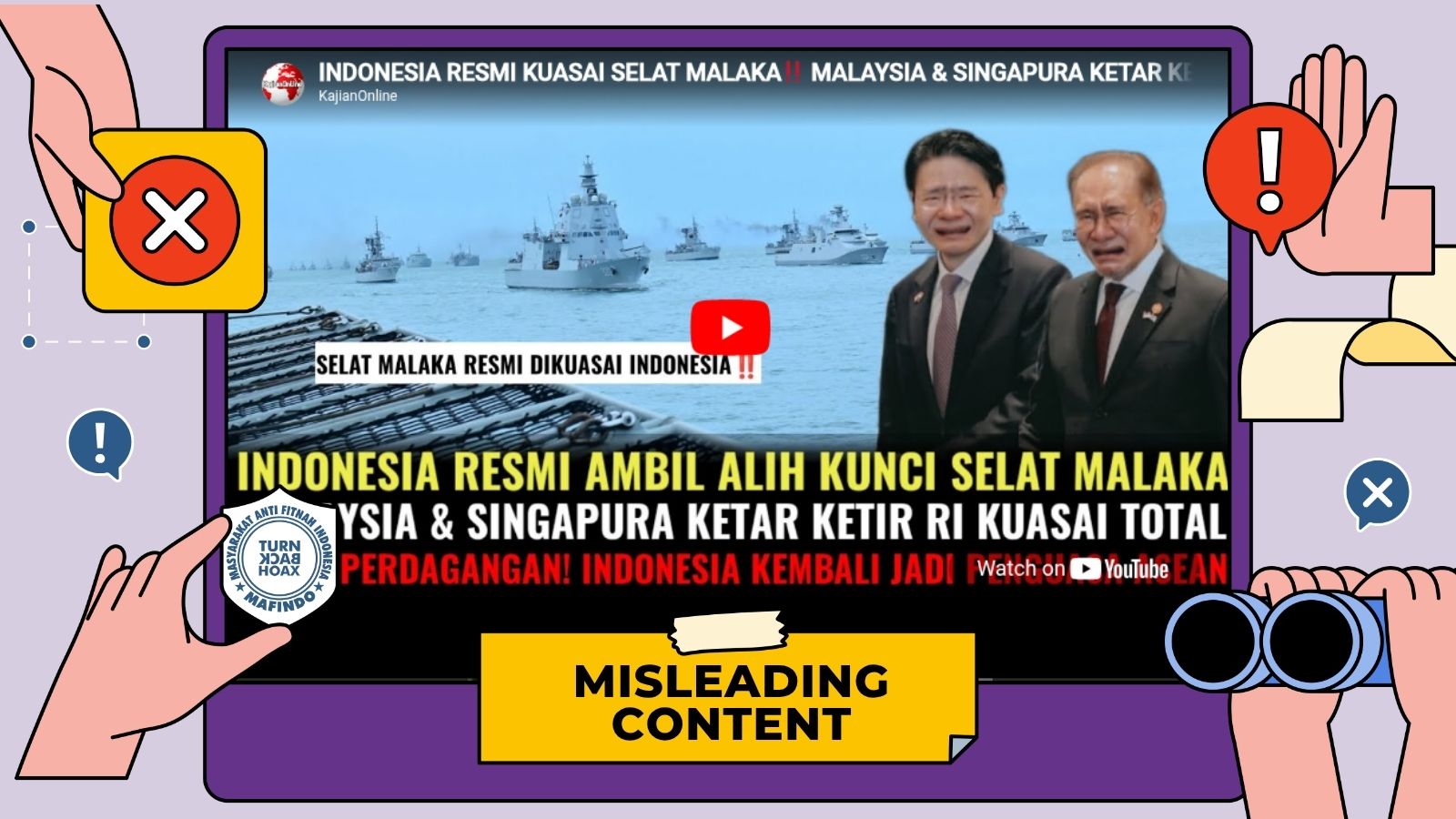 [SALAH] Indonesia Resmi Ambil Alih Selat Malaka