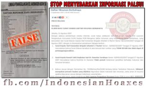 Lab RS Angkatan Laut membuat Daftar Minuman Berbahaya