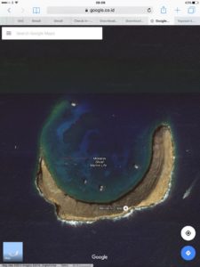 [HOAX] Pulau Berbentuk Bulan Sabit dan Bintang