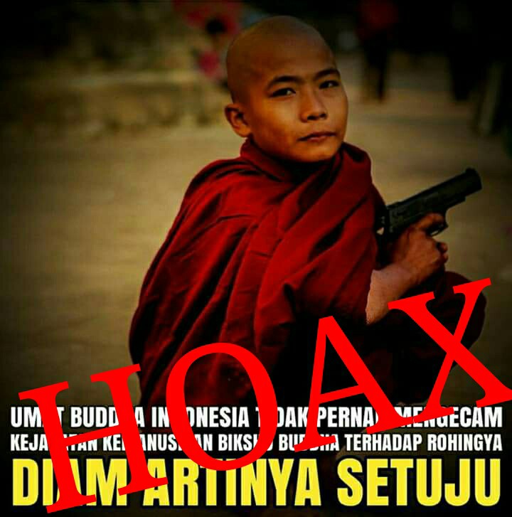 [DISINFORMASI] Umat Budha di Indonesia Disebut Hanya Diam Melihat Kekerasan Yang Menimpa Suku Rohingya di Myanmar