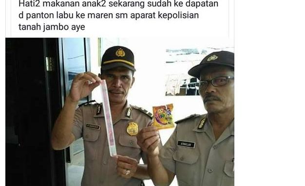 [HOAX] Permen Mengandung Narkoba di Panton Labu Aceh