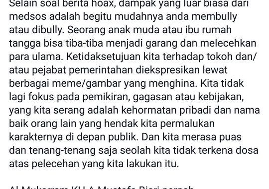 [EDUKASI] Anda Pernah Membully Orang Lain?