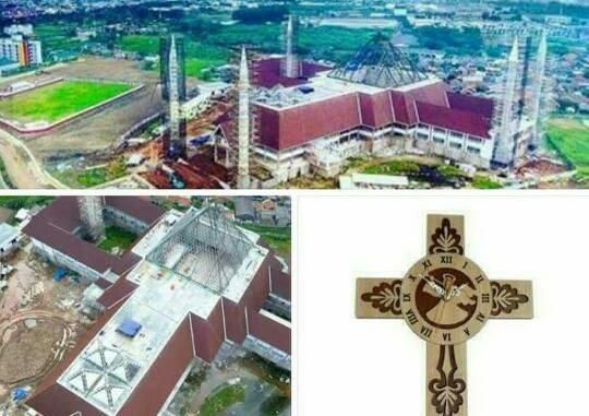 [HOAX] Masjid Raya Daan Mogot atau KH. Hasyim Asy’ari Berbentuk Salib