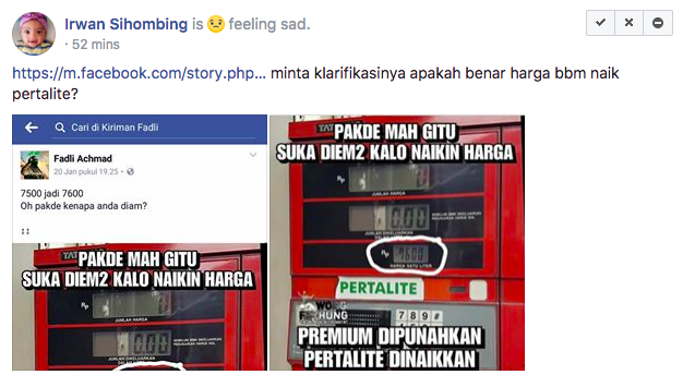 [DISINFORMASI] “7500 Jadi 7600 Oh Pakde Kenapa Anda Diam?”