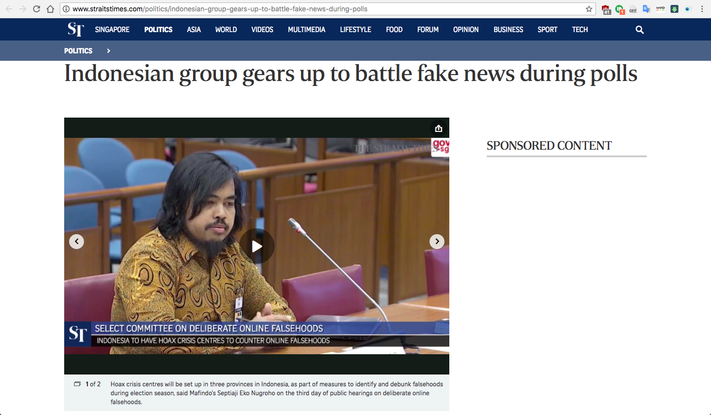 Indonesian group gears up to battle fake news during polls