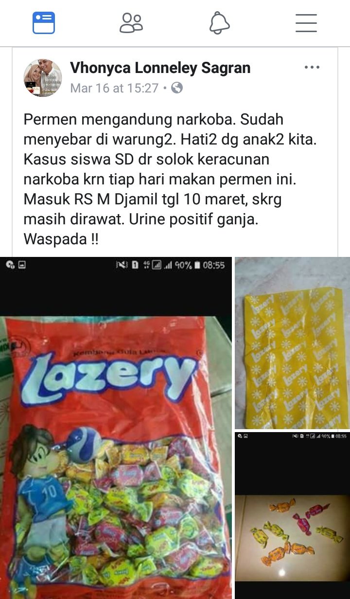 Permen Mengandung Narkoba Kasus Siswa SD Solok