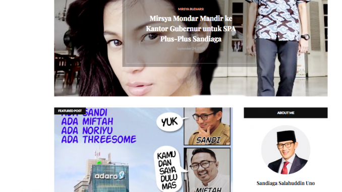 [BENAR] “Polri Minta Kominfo Blokir Situs SkandalSandiaga.com”