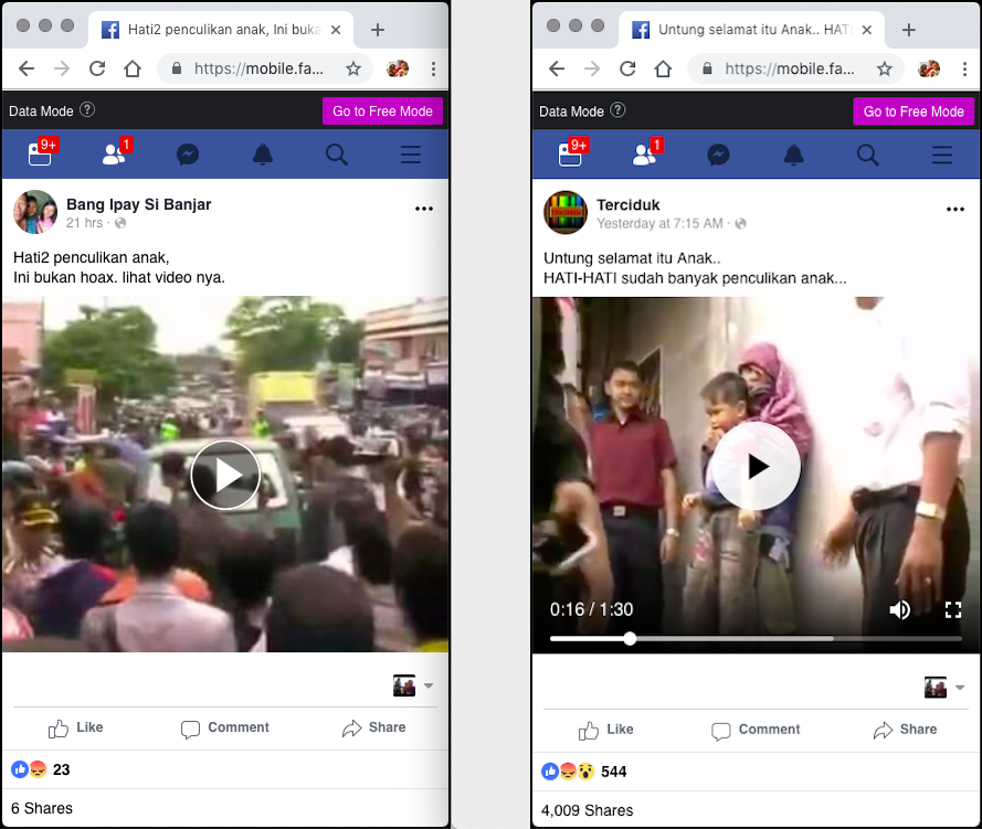[DISINFORMASI] “HATI-HATI sudah banyak penculikan anak…”