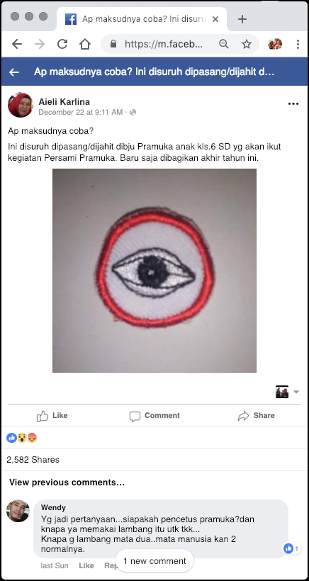 [DISINFORMASI] “Pramuka Dajjal”